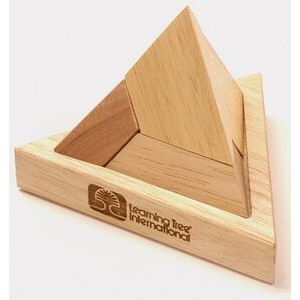 4 Piece Pyramid Puzzle W/ Base