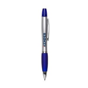 Twist-action Ballpoint Pen W/ Highlighter