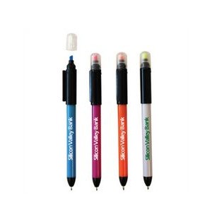 Combo Highlighter with Ballpoint Pen