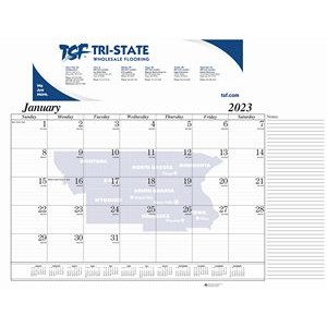 Desk Pad Calendar Gummed at Head or Foot