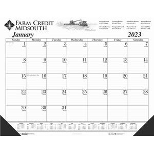 Desk Pad Calendar w/2 Corners & Gumming