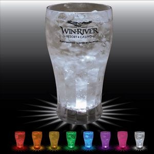 12 Oz. Plastic Light-Up Soda Fountain Glass