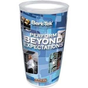 16 Oz. Double Wall Thermal Tumbler - White Printed Insert