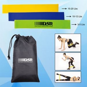 Fitness Resistance Band Set w/Pouch