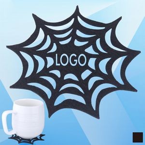 Spider Web Shaped Soft Absorbent Coaster