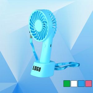 2-in-1 Electric Fan w/Lanyard