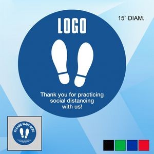 PPE Circle Social Distance Sticker Floor Decal