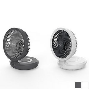 Rechargeable Foldable Fan w/Light