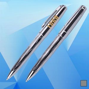 Luxe Geometric Pattern Ballpoint Pen