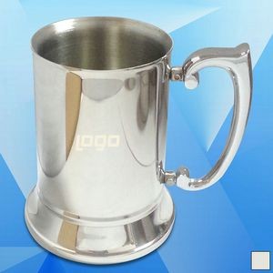 15 Oz. Stainless Steel Beer Mug Cup w/ Handle