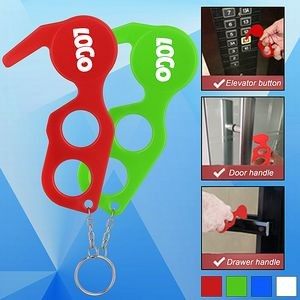 PPE Hygiene Door Opener Closer No Touch w/ Key Chain