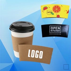 8 Oz Cardboard Paper Cup Sleeve