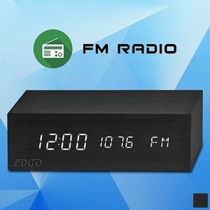 Digital Desk Clock w/ Radio