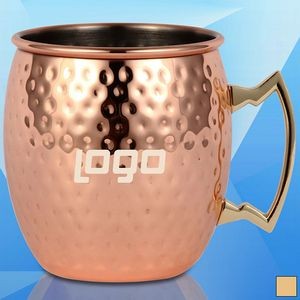 169 Oz. Copper Coated Stainless Steel Moscow Mule Mug/Cup