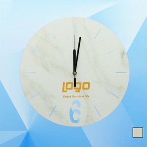 Hollow Out Scale Marble Wall Clock