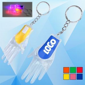 Hand Shaped Flashlight w/ Key Chain