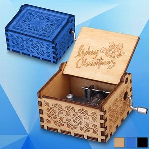 Customize Hand Cranked Wooden Music Box