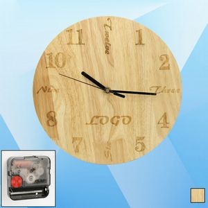 Precise Wooden Wall Clock
