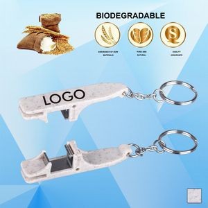 Biodegradable Can/Bottle Opener w/Key Chain