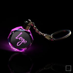 Crystal Keychain with LED