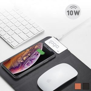 Laser Engraved Wireless Mouse Pad Charger/Phone Holder