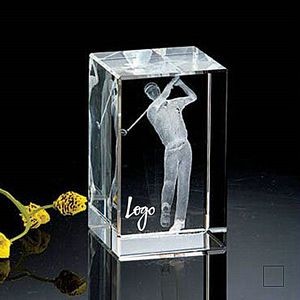 3D Golf Crystal Craft