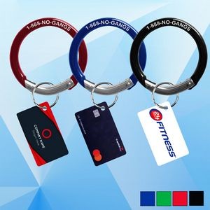 Round Shaped Carabiner w/ Card Key Chain