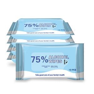 Disposable 75% Alcohol Disinfecting Wet Wipes