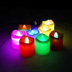 Colorful Plastic Mini LED Candle