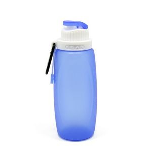 11 Oz. Silicone Folding Sports Water Bottle