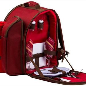 2 Person picnic cooler backpack bag with blanket