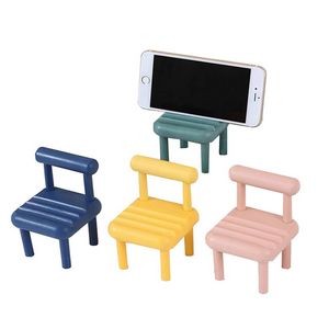 Plastic Chair Shaped Phone Stand