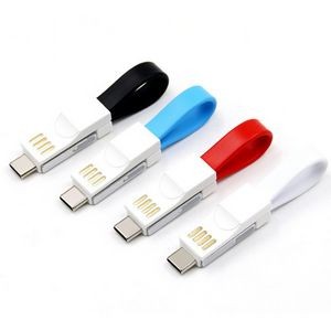 Magnet Keyring Charger Cable