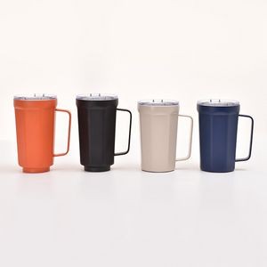 420 ml Double Walled Stainless Steel Coffee Mug with Handle