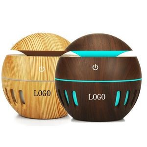 Round LED Light Mist Oil Diffuser Humidifier