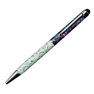 Oil Floating Glitter Stylus Ballpoint Pen