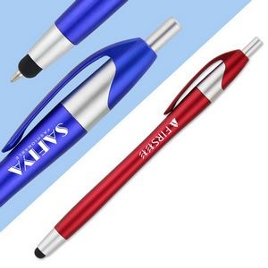 Javelin Plastic Clip Stylus Ballpoint Pen