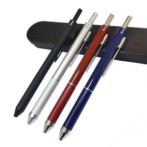 4 in 1 Multi-function Gravity metal Pen with Pencil