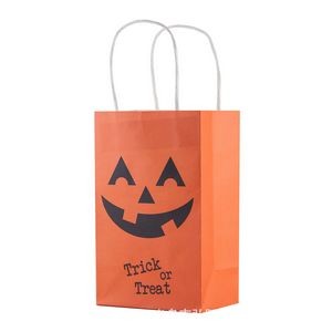 Halloween Trick or Treat Brown Paper Candy Bag