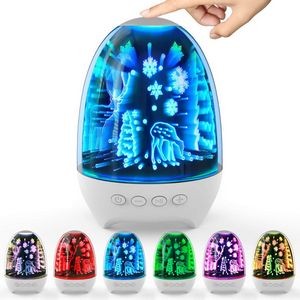 Egg Shape LED Touch Lamp Wireless Speaker