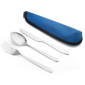 Stainless Steel Cutlery Set w/Bag