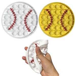 Baseball Push Pop Bubble Fidget Toy