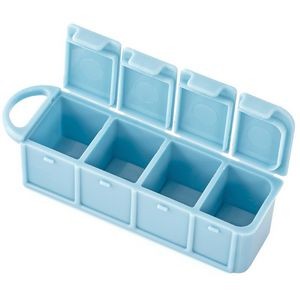 Travel Pill Storage Box with Handle