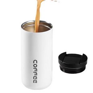 14 Oz. Stainless Steel Insulated Coffee Mug with Lid