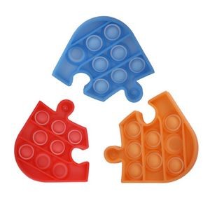Triangular Spliced Push Pop Bubble Fidget Toy