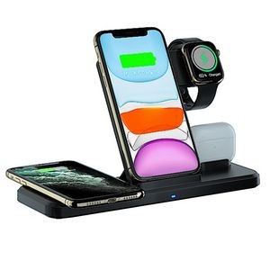 4 in 1 Multifunctional 15W Folding Fast Wireless Charger