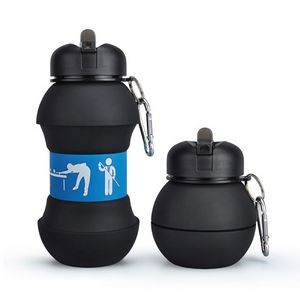 550 ml Ball Shape Collapsible Water Bottle