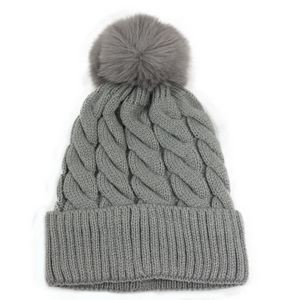 Acrylic Knitted Beanie Hat for Women