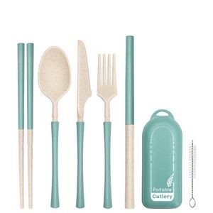 Wheat Straw Removable Tableware Set