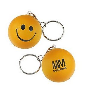 Smile Pressure Ball Keychain